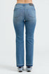 Blue jeans on a white background