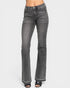 Gray jeans on a white background