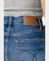 Medium Wash Cropped Kick Flare Jeans