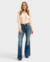 Dark Wash Tummy Control Flare Jeans
