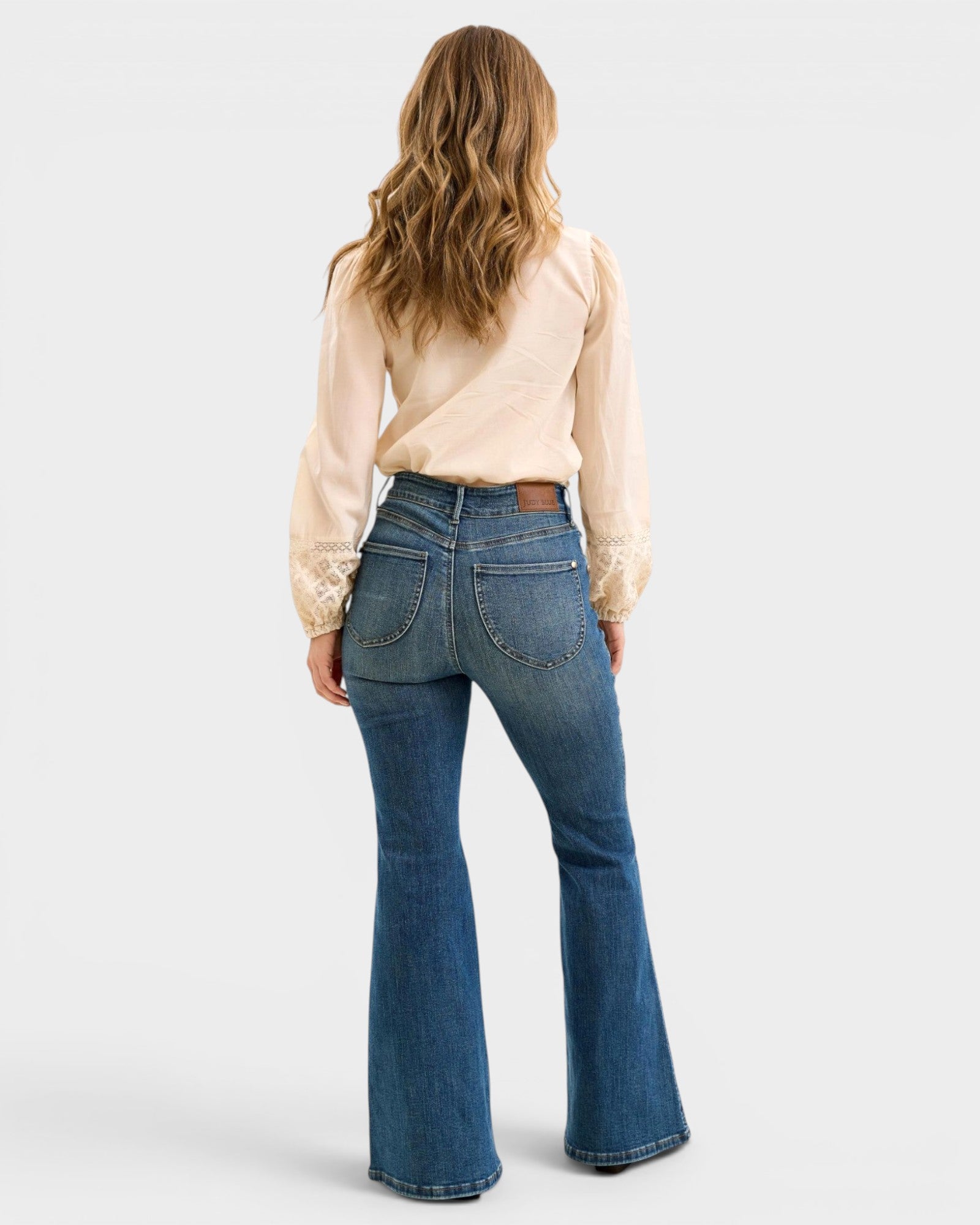 Dark Wash Tummy Control Flare Jeans
