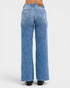 Blue jeans on a white background