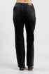 Black jeans on a white background