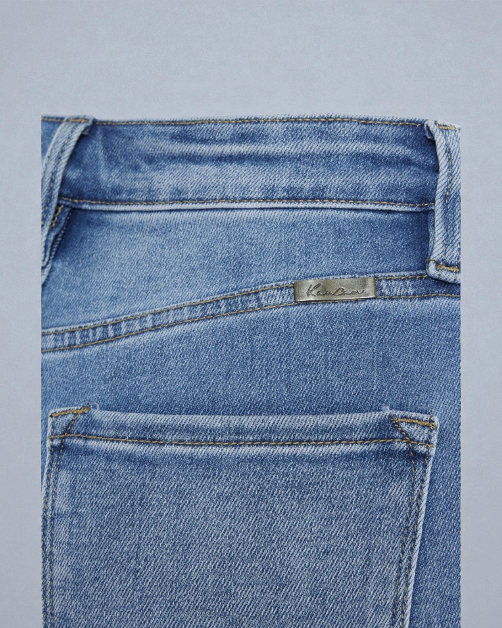 Medium Wash Straight Leg Jeans