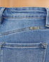 Medium Wash High Rise Straight Leg Jeans