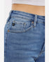 Medium Wash Straight Leg Jeans