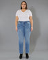 Medium Wash Straight Leg Jeans