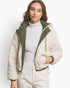 Hunter Green Reversible Sherpa Puffer Jacket