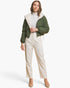 Hunter Green Reversible Sherpa Puffer Jacket