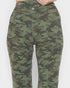 Camouflage leggings on a white background
