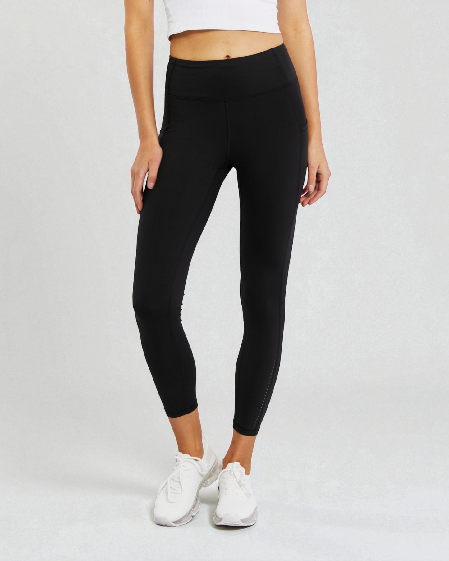 Black High-Waist Pocket Leggings