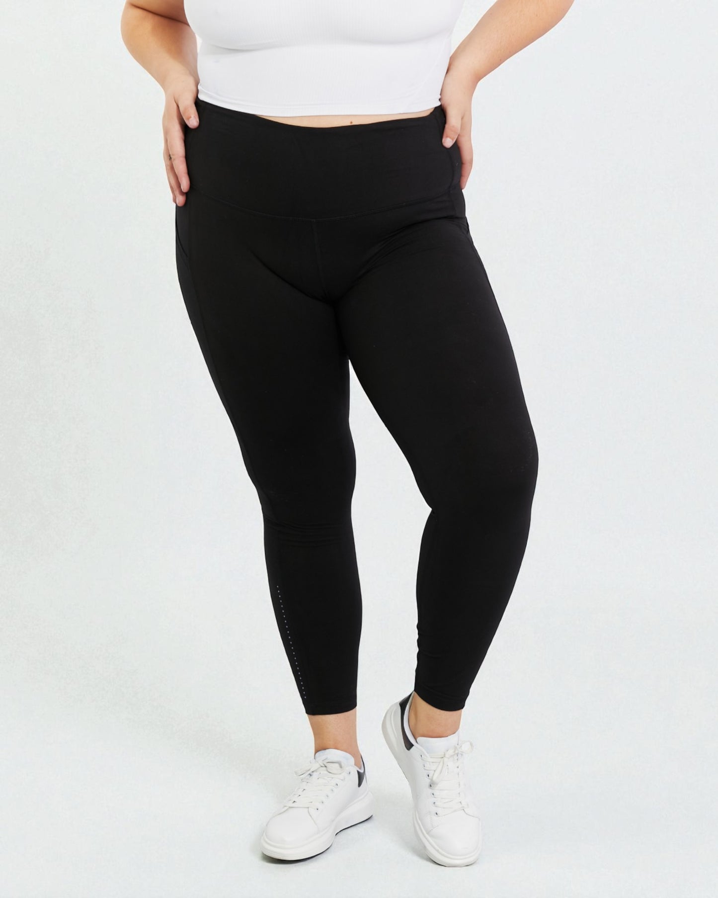 Black High-Waist Pocket Leggings