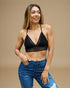 Black Lace Racerback Bralette