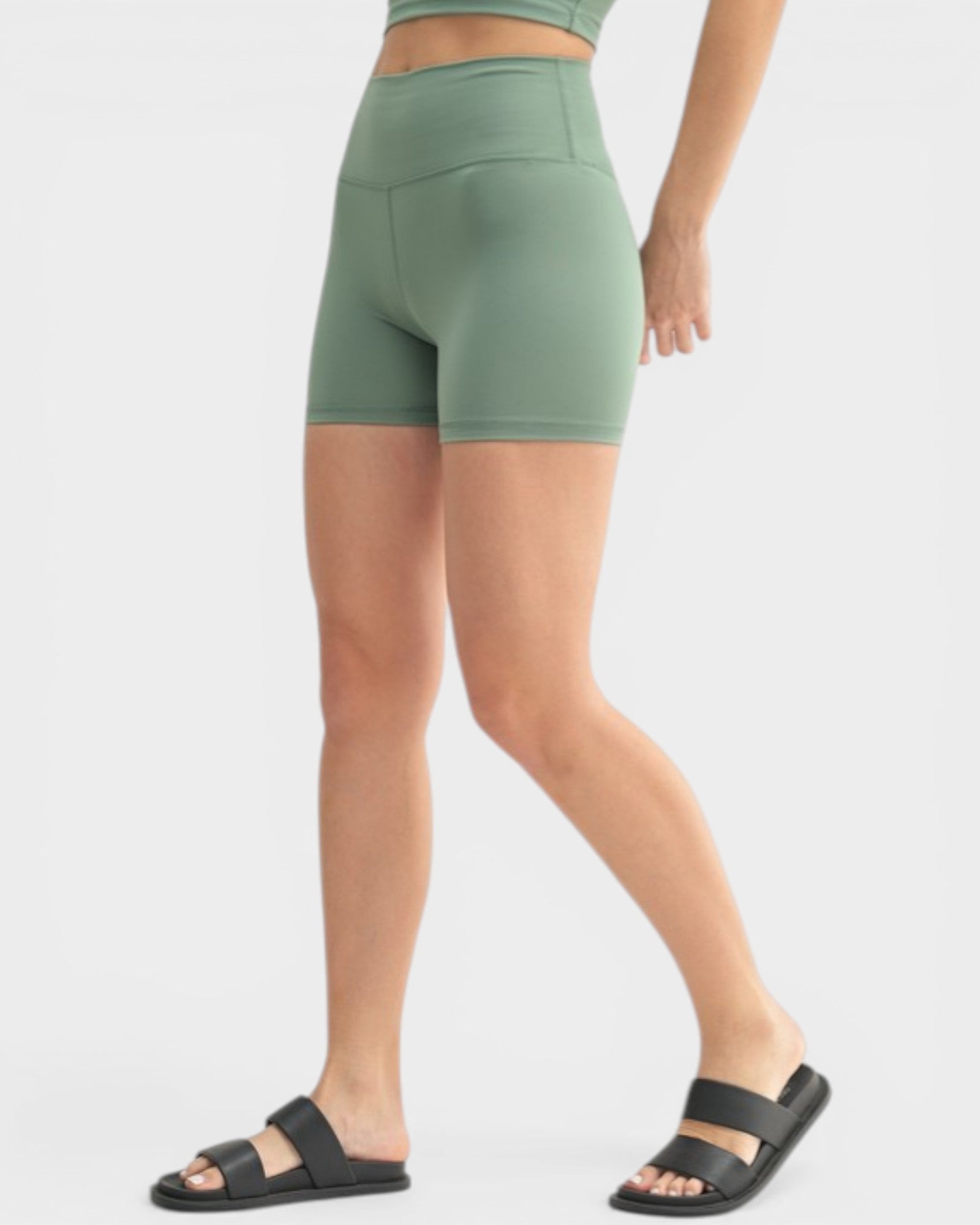Sage Buttery Soft Biker Shorts