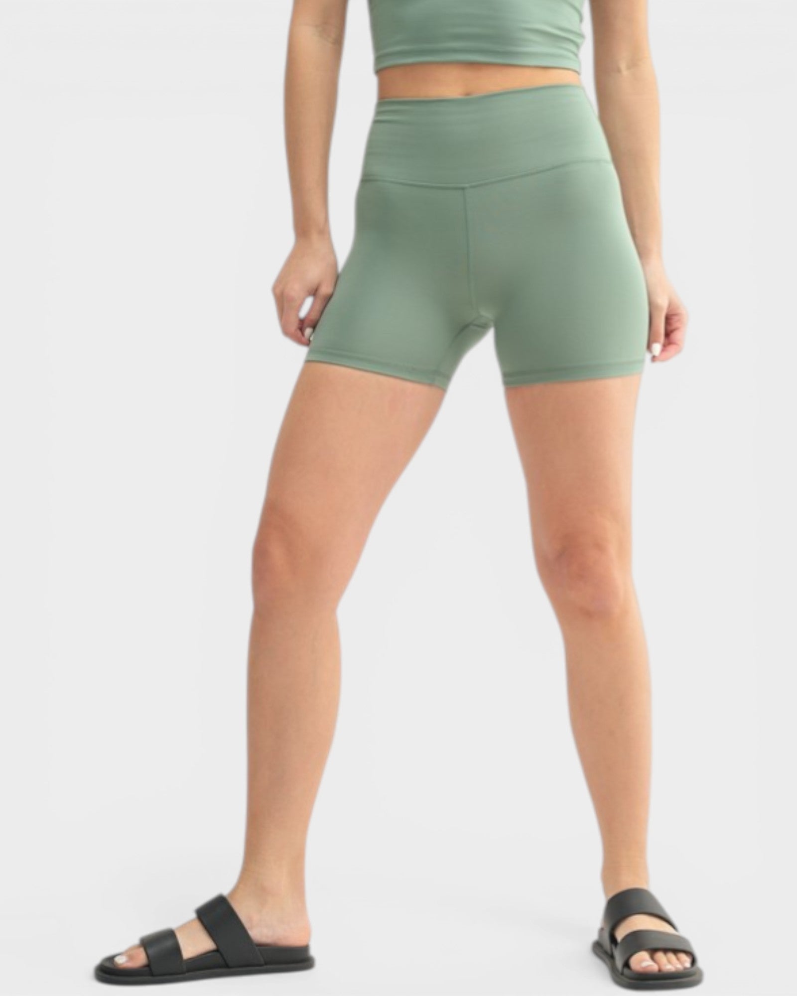 Sage Buttery Soft Biker Shorts