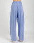 Light blue wide-leg jeans on a white background