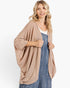 Camel Oversized Cocoon Cardigan