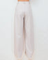 Light-colored pants on a white background