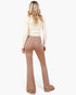 Mocha High-Rise Flare Pants