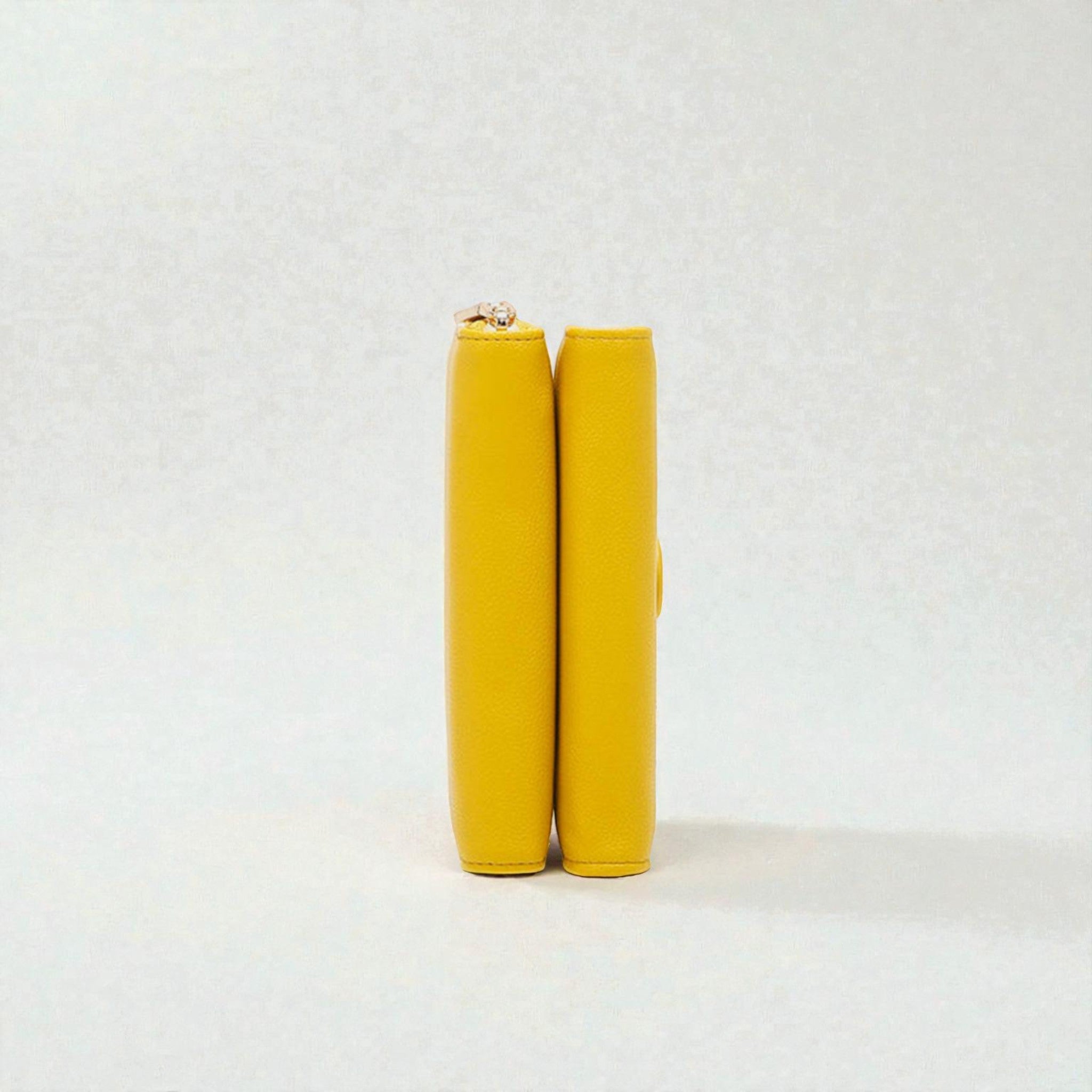 Étui portefeuille à bandoulière en cuir végétalien pour téléphone portable en 2 parties
