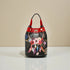 Vegan Leather Multifunctional Bucket Bag Backpack