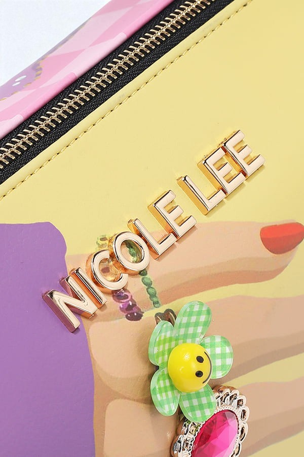 Vegan Leather Nail Polish Shoulder Bag