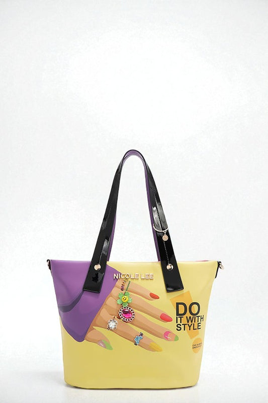 Vegan Leather Nail Polish Tote