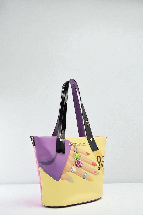 Vegan Leather Nail Polish Tote