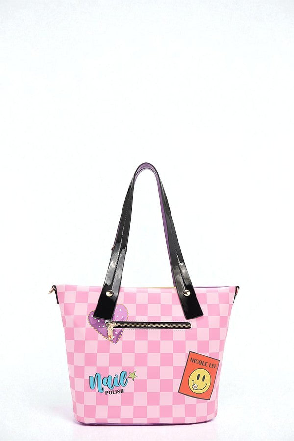 Vegan Leather Nail Polish Tote