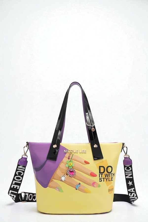 Vegan Leather Nail Polish Tote