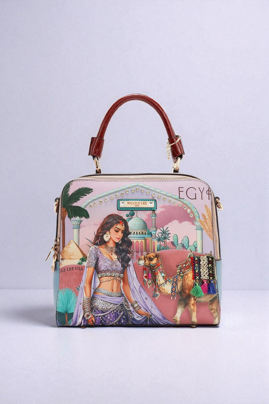 Vegan Leather Queen Cleopatra Handbag