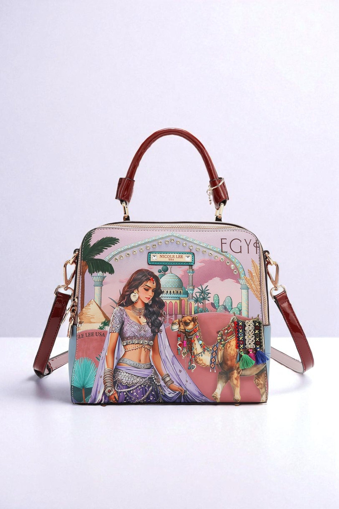 Vegan Leather Queen Cleopatra Handbag