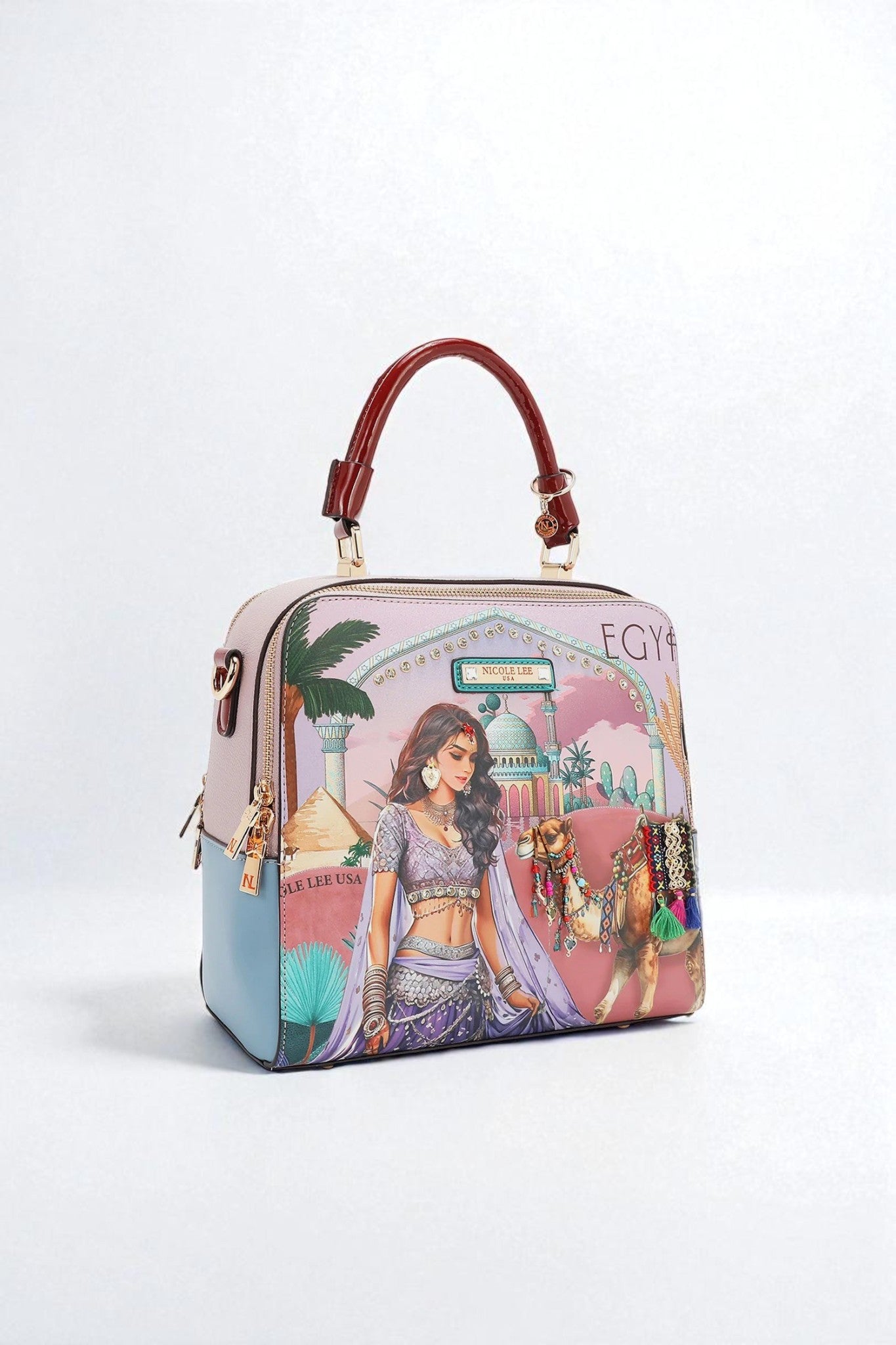 Vegan Leather Queen Cleopatra Handbag