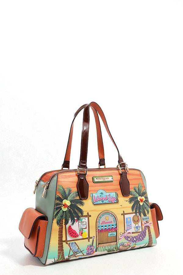 Vegan Leather Sun & Sand Handbag