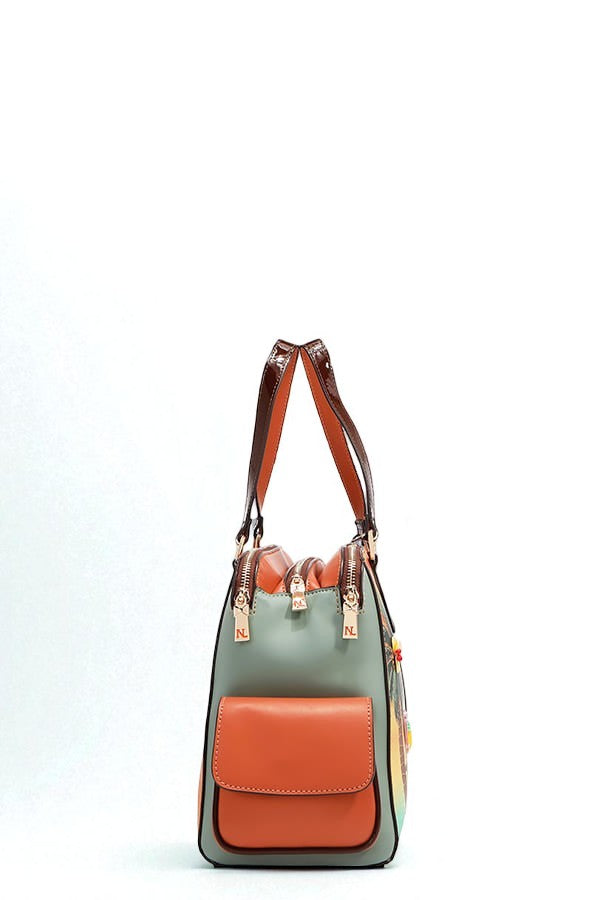 Vegan Leather Sun & Sand Handbag