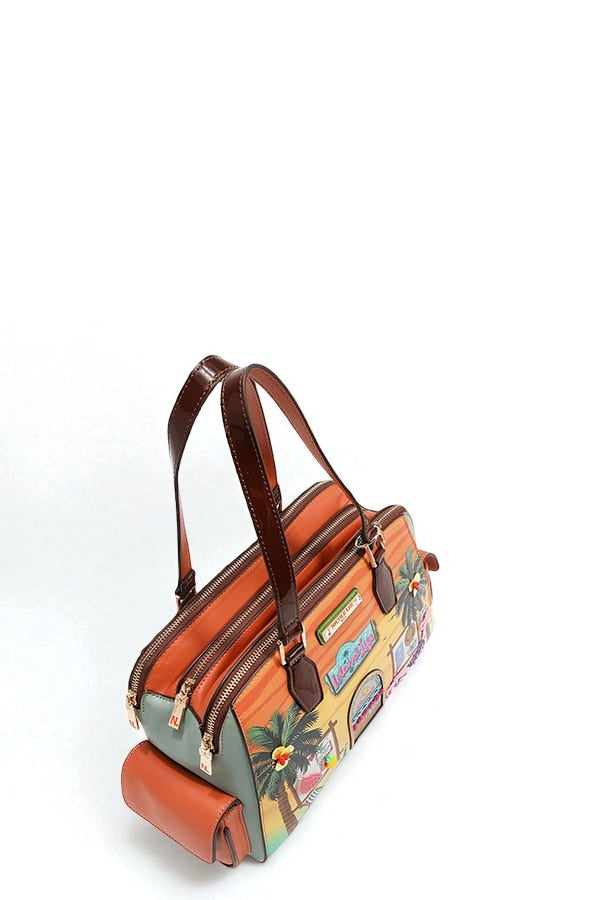 Vegan Leather Sun & Sand Handbag