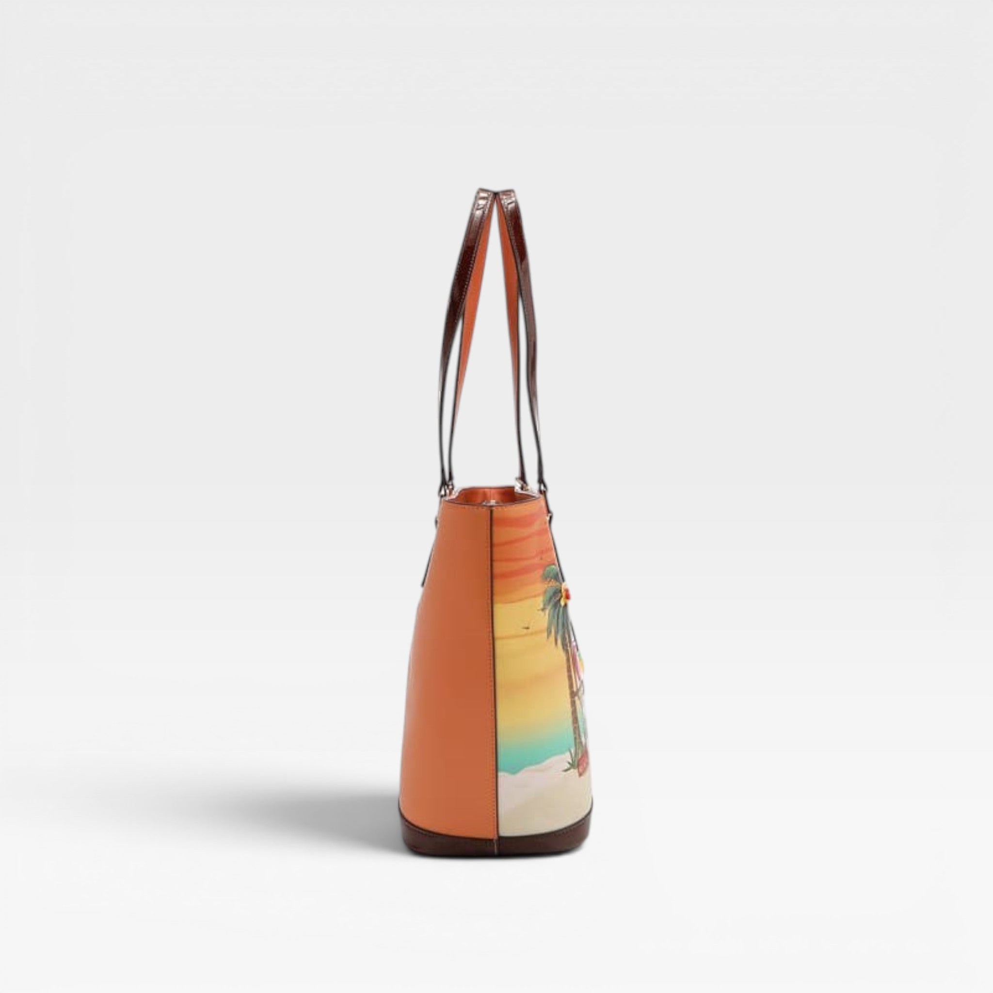 Vegan Leather Sun & Sand Shopper Bag