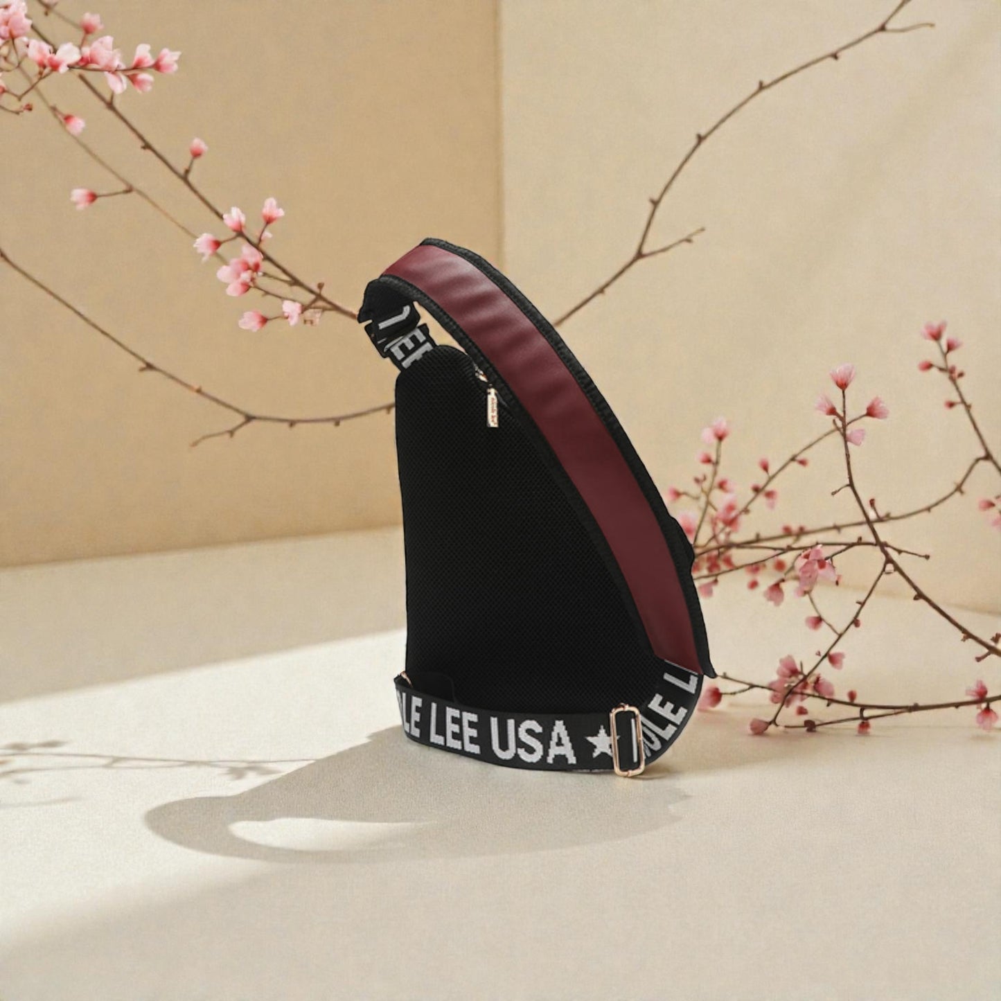 Sac bandoulière en cuir végétalien