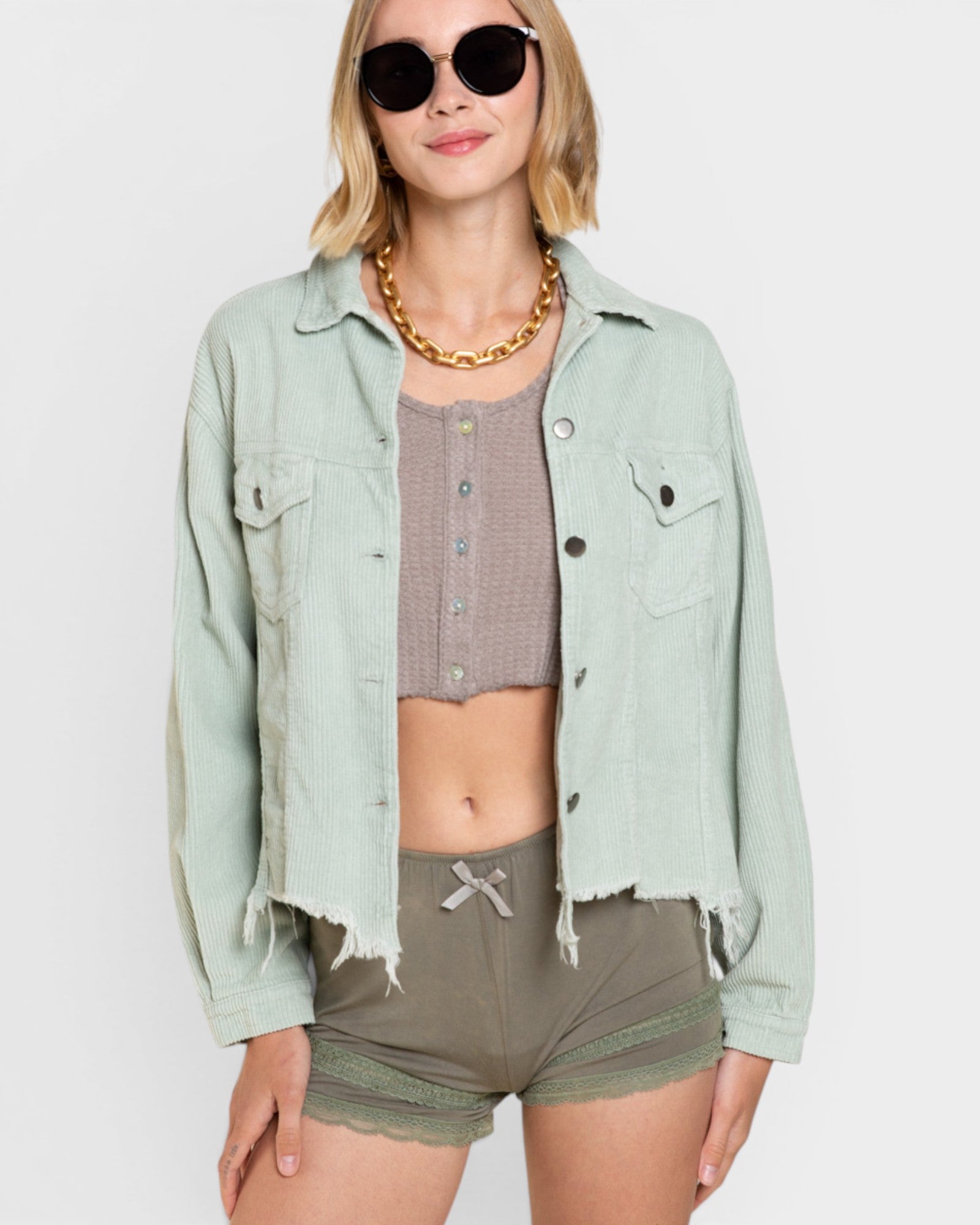 Sage Corduroy Jacket
