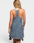 Charcoal Embroidered Racerback Dress