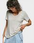 Cream Lace Trim Waffle Knit Top