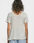 Cream Lace Trim Waffle Knit Top