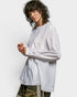 Ivory Ruffle Button Front Cotton Top