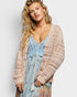 Blush Open Knit Cardigan