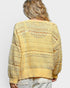 Yellow Open Knit Cardigan