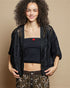 Black Lace Kimono Shrug