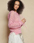Rose Crochet Hooded Sweater