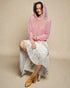 Rose Crochet Hooded Sweater