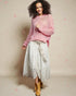 Rose Crochet Hooded Sweater