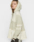 Sage Hooded Patchwork Jacket